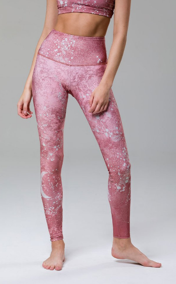 Image Title Onzie High Rise Graphic Legging - Copper Constellation